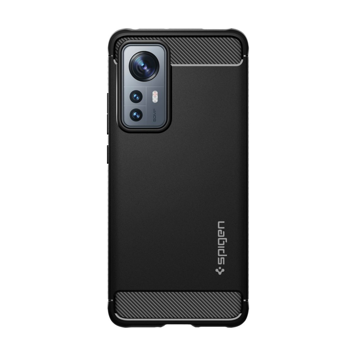 Spigen Rugged Armor, black - Für Xiaomi 12/Für Xiaomi 12X