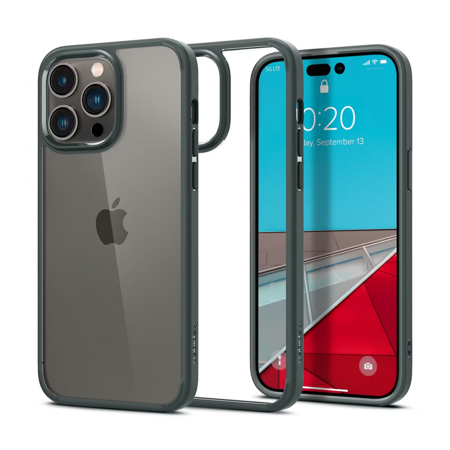 Spigen Ultra Hybrid, abyss green - für iPhone 14 Pro Max