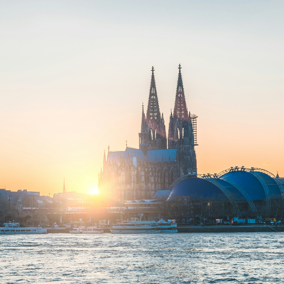 Ein Stadtbild aus Köln.