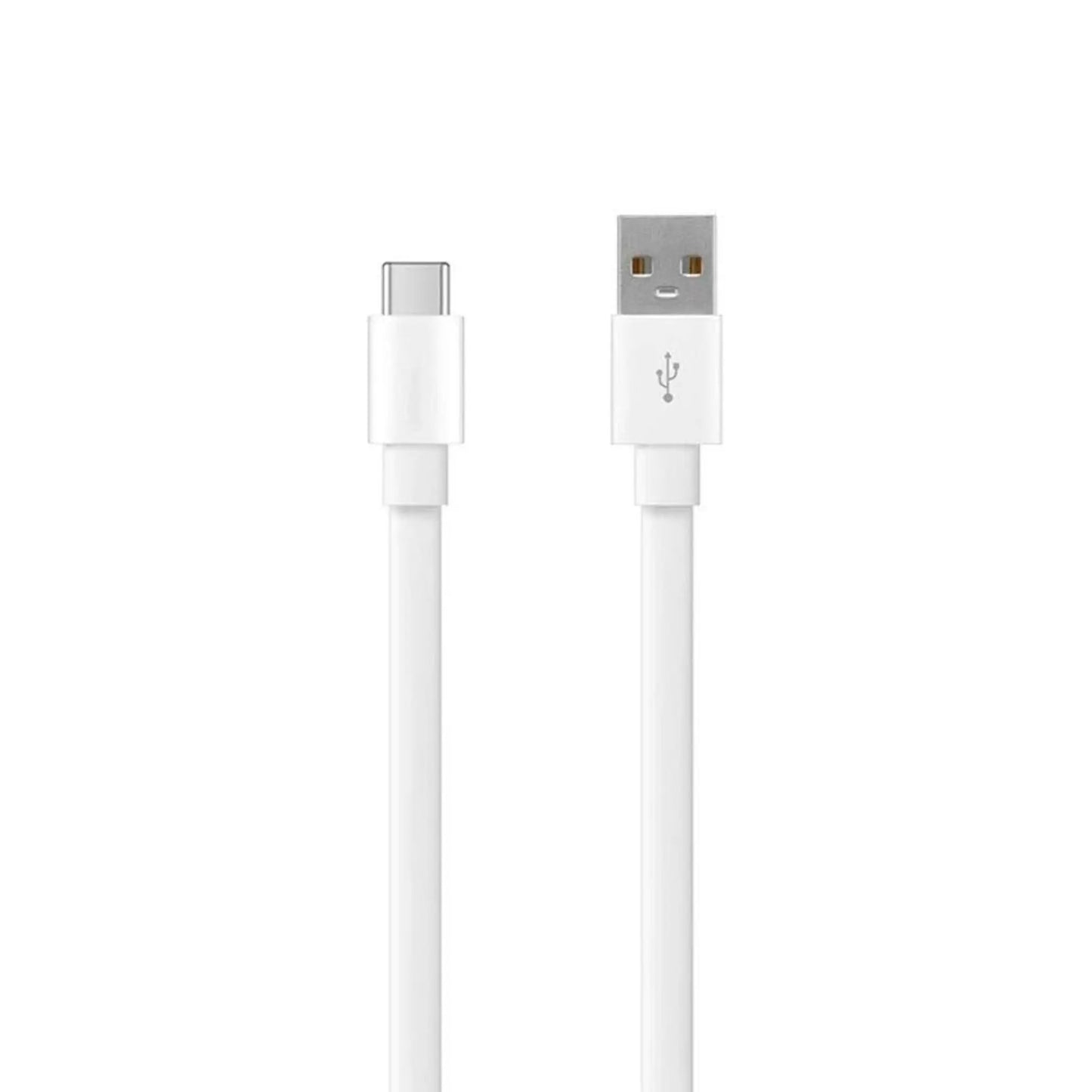 Das Bild zeigt das Xiaomi BHR4422GL Ladekabel USB-C in Weiß aus der Detailansicht.