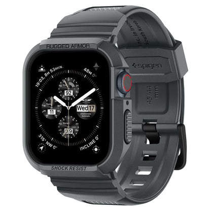 Spigen Rugged Armor Pro, dark gray - Apple Watch 45mm/44mm
