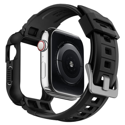 Spigen Rugged Armor Pro, black - Apple Watch 45mm/44mm
