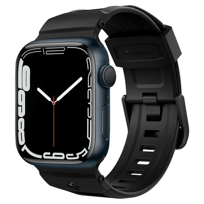 Spigen Rugged Band, matte black - Apple Watch 49mm/45mm/44mm/42mm