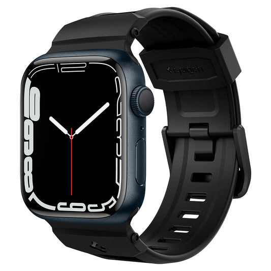 Spigen Rugged Band, matte black - Apple Watch 49mm/45mm/44mm/42mm