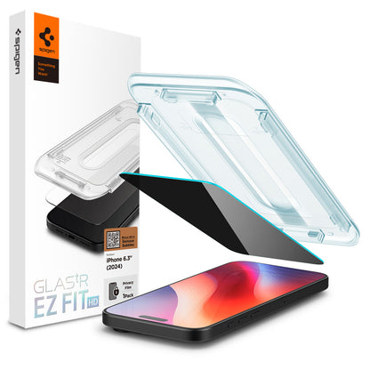 Spigen Glass tR EZ Fit HD (Privacy) 1 Pack, transparency - iPhone 16 Pro