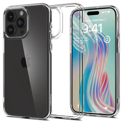 Spigen Ultra Hybrid, crystal clear - iPhone 15 Pro Max