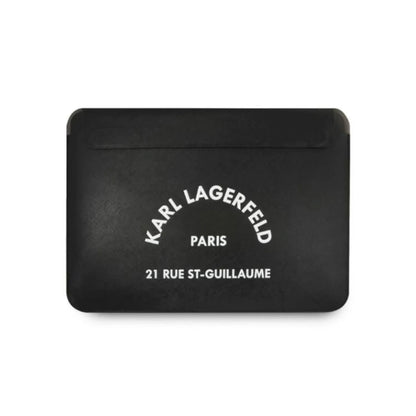 Karl Lagerfeld Laptophülle KLCS133RSGSFBK Saffiano RSG Schwarz – 13 Zoll