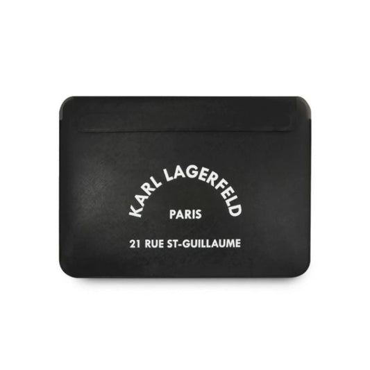 Karl Lagerfeld Laptophülle KLCS133RSGSFBK Saffiano RSG Schwarz – 13 Zoll