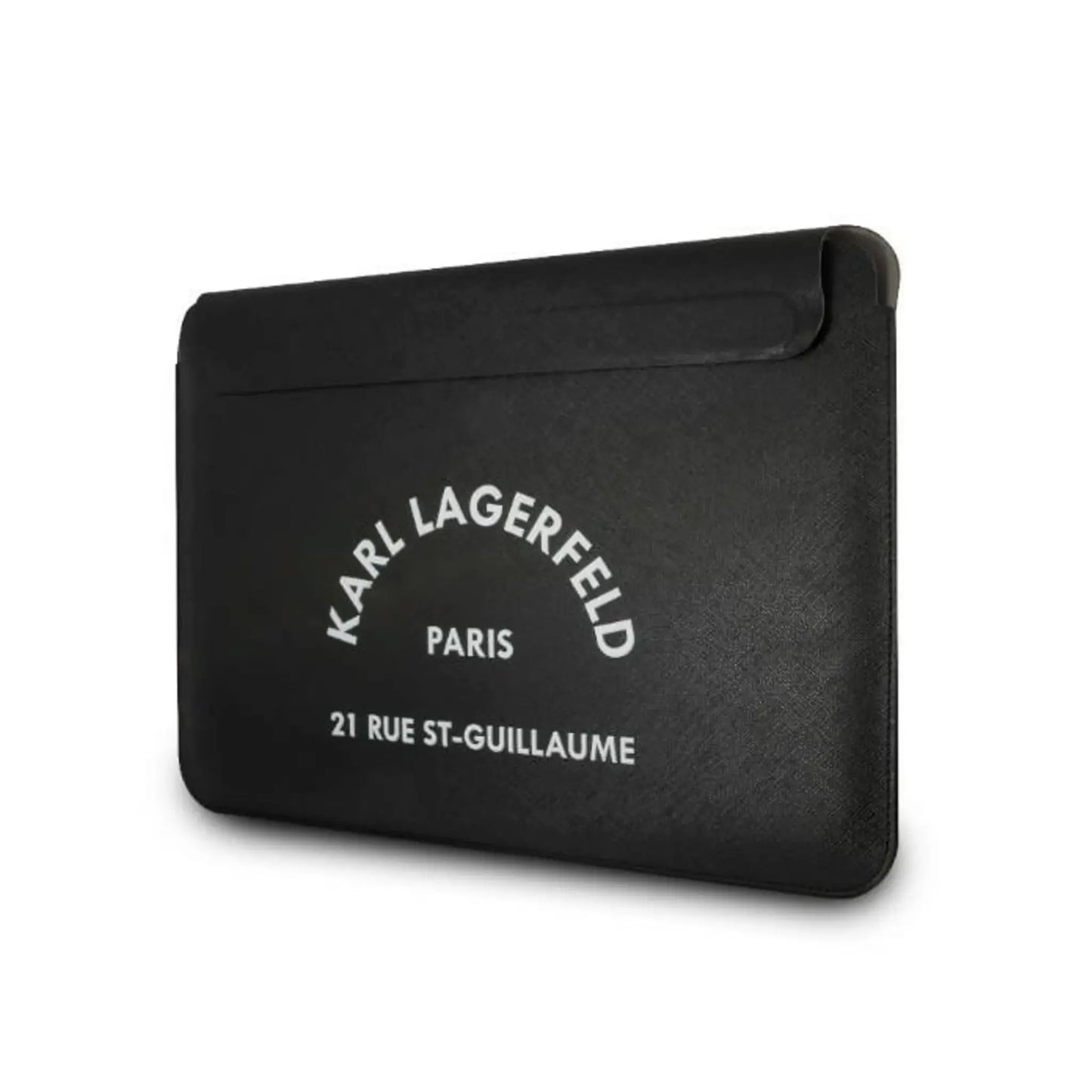 Karl Lagerfeld Laptophülle KLCS133RSGSFBK Saffiano RSG Schwarz – 13 Zoll