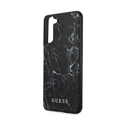 Guess Hülle Marble Schwarz - Galaxy S21+