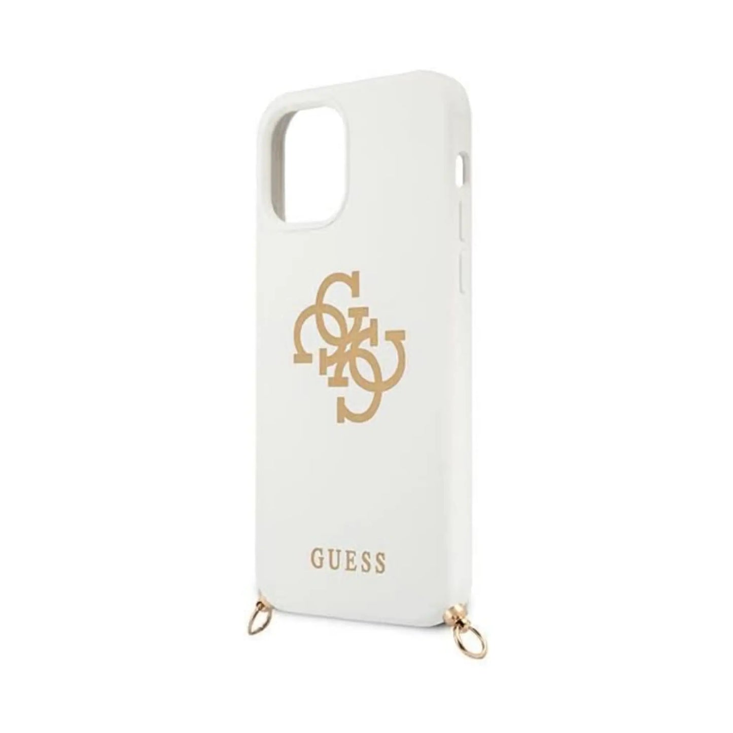 Guess Hülle Handykette Weiß - iPhone 12/12 Pro
