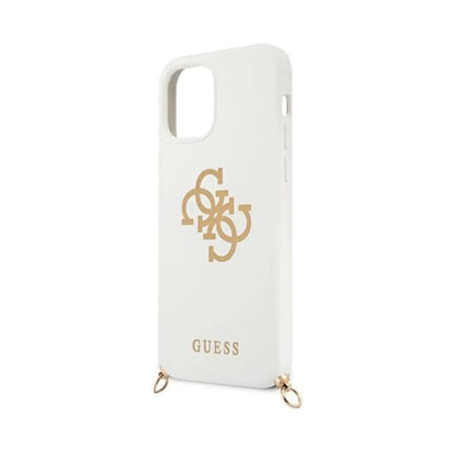Guess Hülle Handykette Weiß - iPhone 12/12 Pro