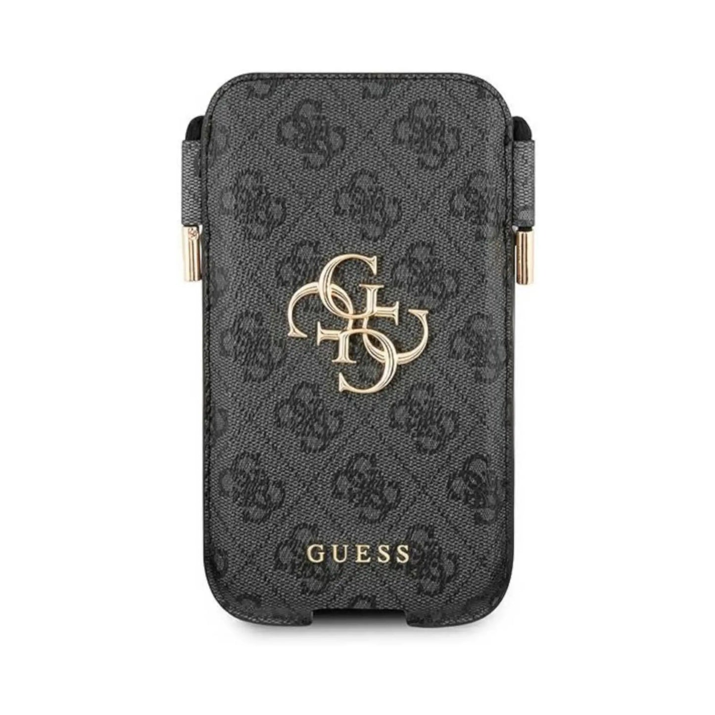 Guess 4G Big Metal Logo Pouch, Grau – bis 6.7 Zoll