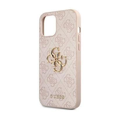 Guess Hülle GUHCP12L4GMGPI 4G Big Metal Logo Rosa – iPhone 12 Pro Max