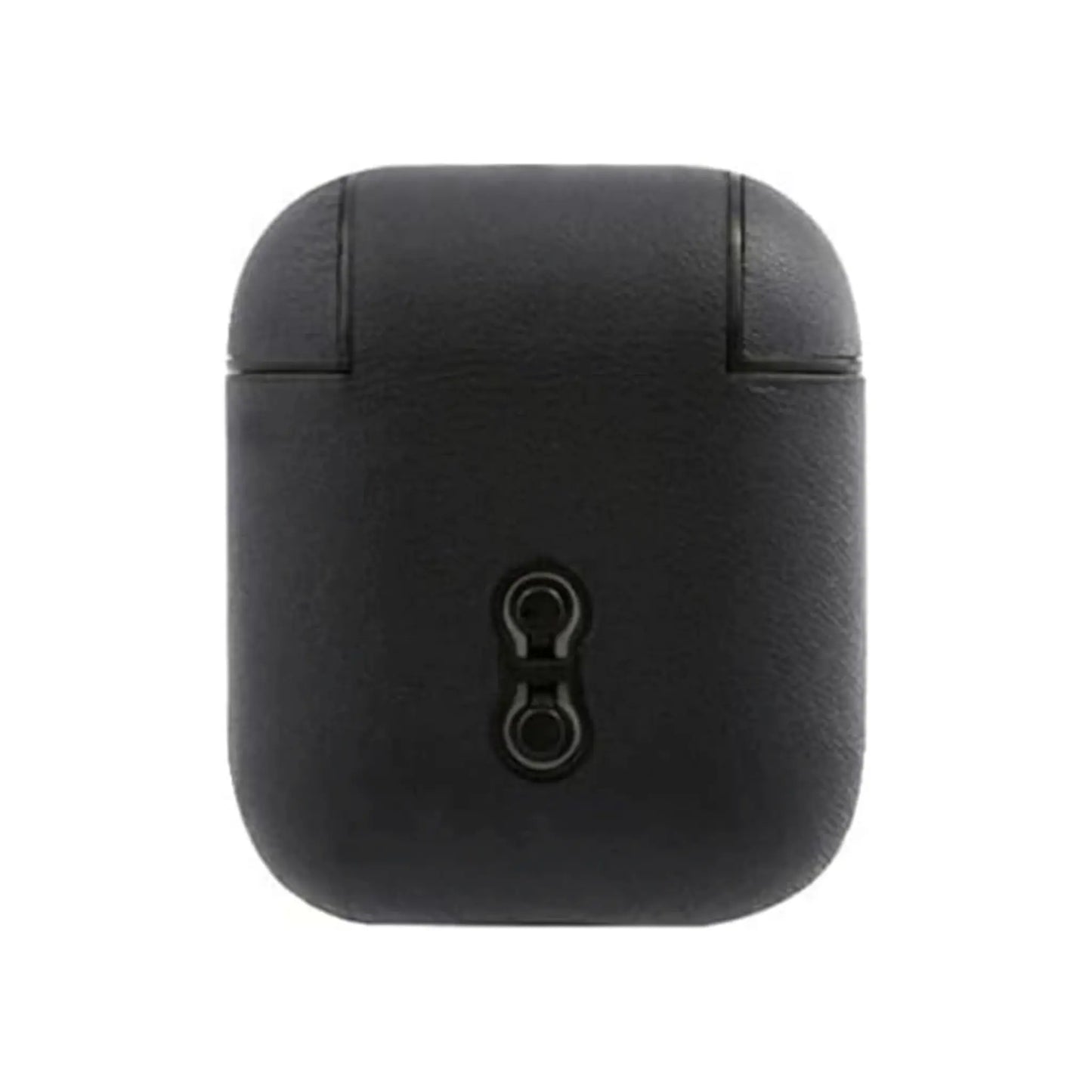 BMW Hülle BMA2SSLNA Leder Silver Logo Navy Blue – AirPods 1/2