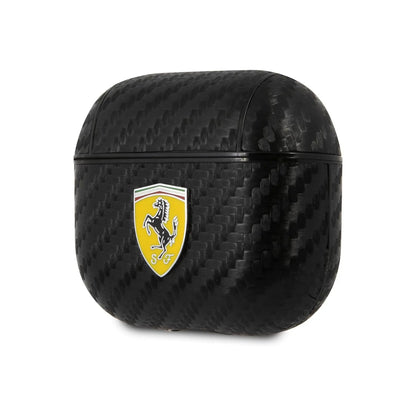Ferrari Hülle FESA3CABK On Track Polyurethan Carbon Schwarz – AirPods 3