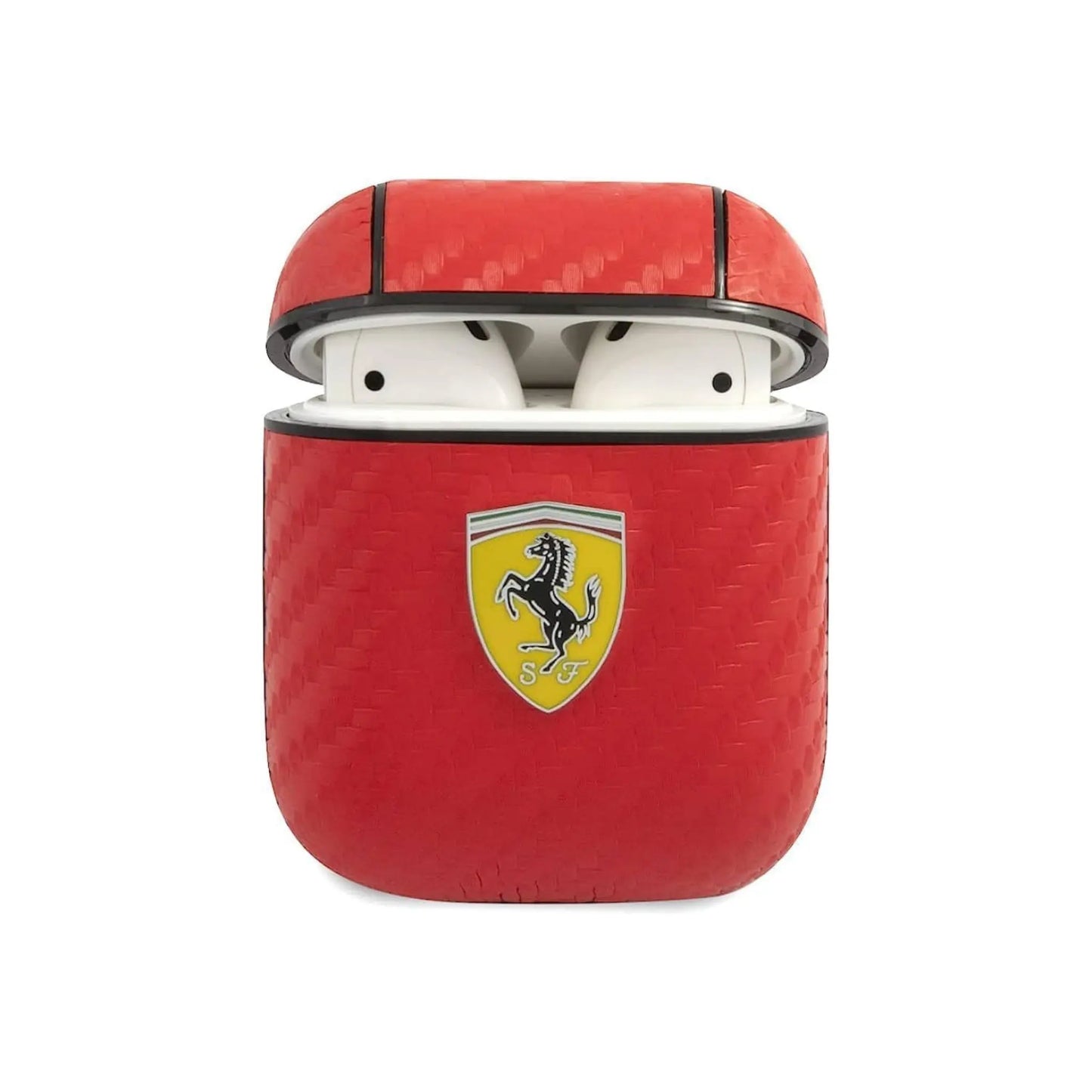 Ferrari Hülle FESA3CARE On Track Polyurethan Carbon Rot – AirPods 3