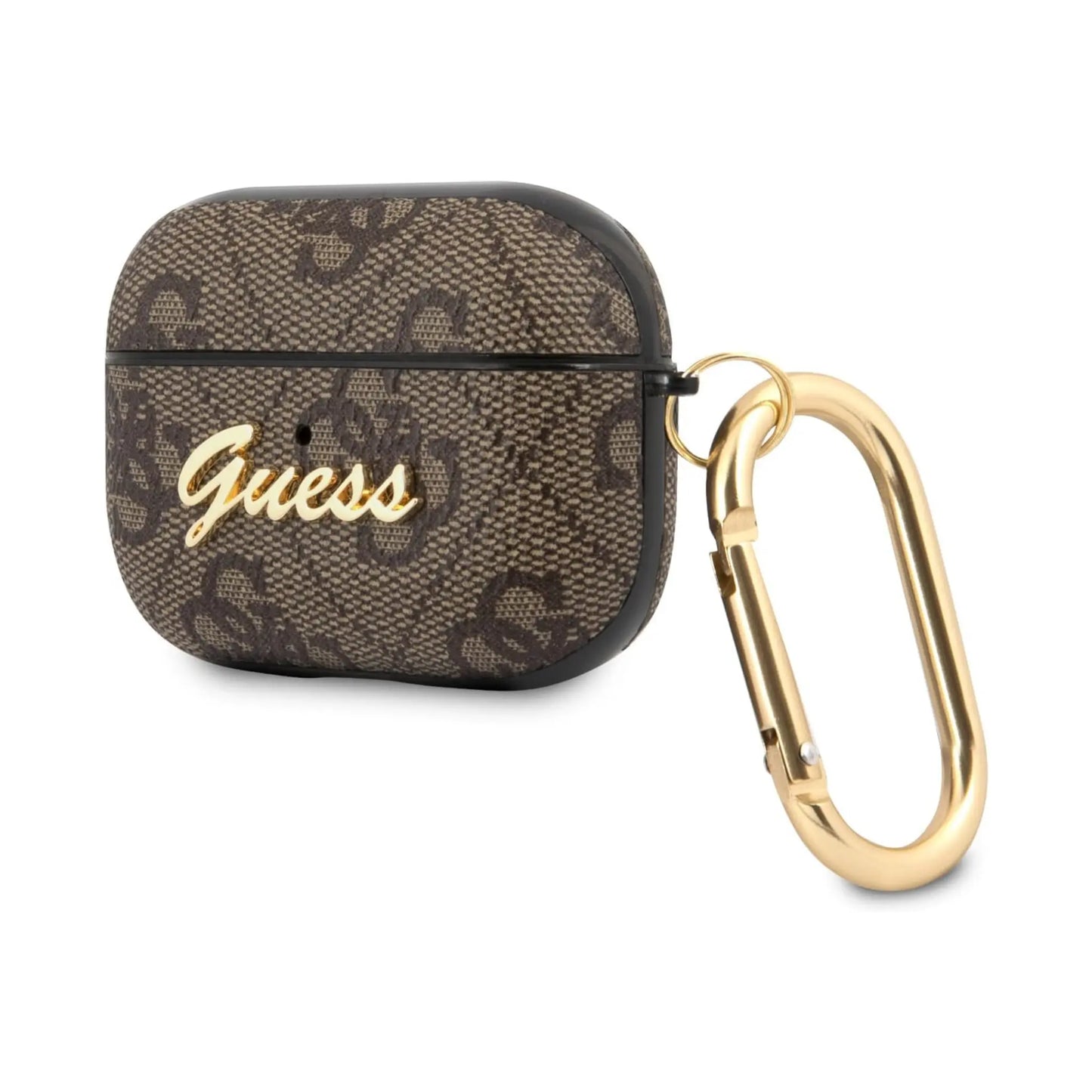 Guess GUAP4GSMW AirPods Pro Hülle 4G Script Metal Collection Braun