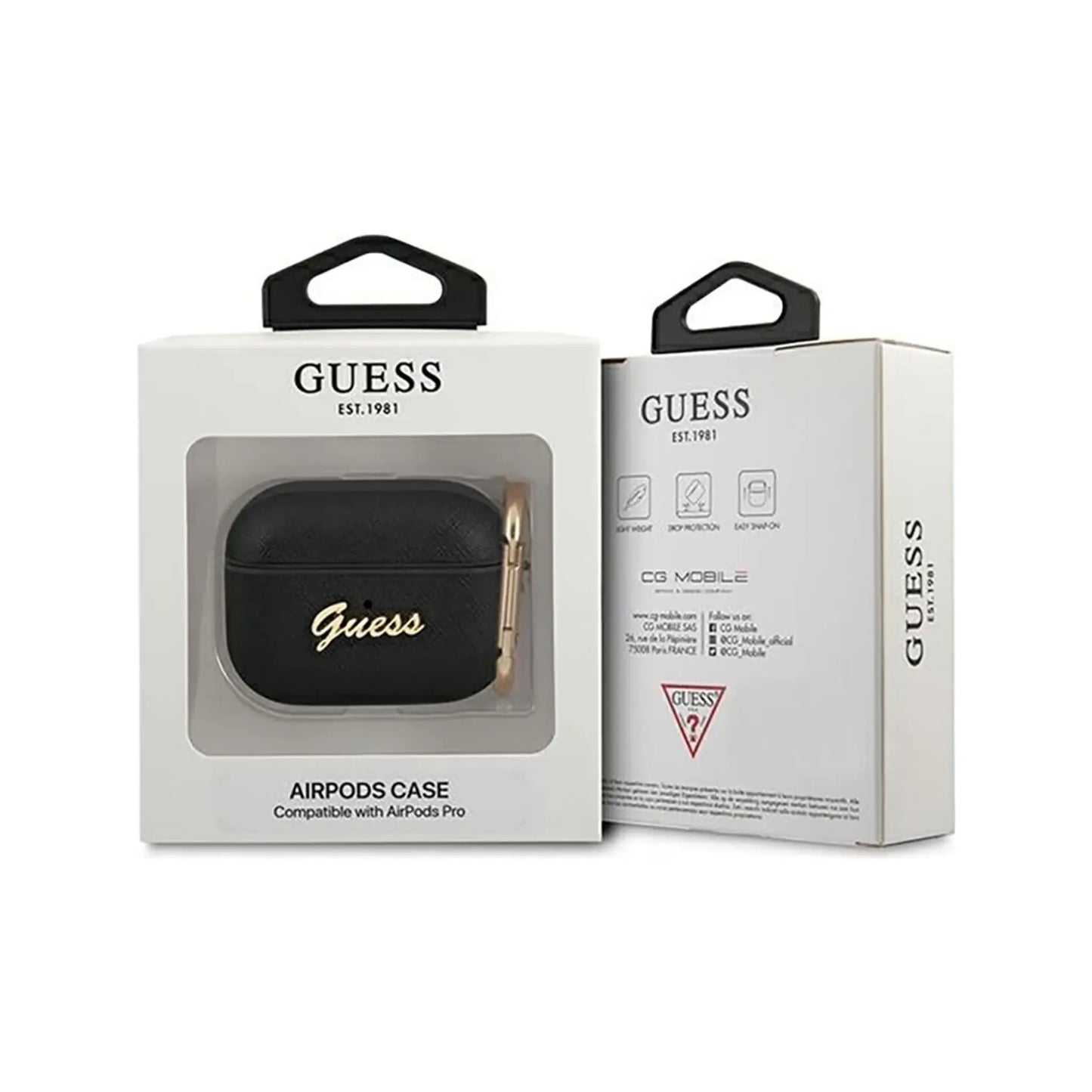 Guess Hülle GUAPSASMK Schwarz - AirPods Pro
