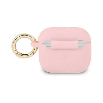 Guess Hülle Silicone Vintage Script Rosa - AirPods 3