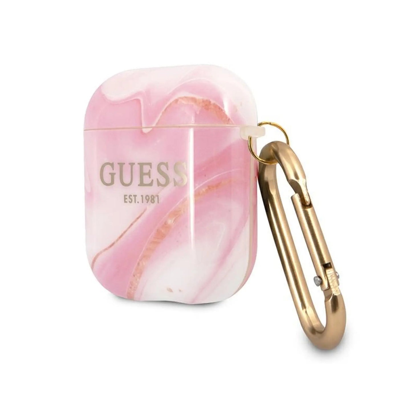 Guess Hülle GUA2UNMP Marble Collection Rosa – Für AirPods