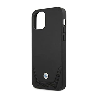 BMW Hülle Leder Perforate Schwarz – iPhone 12/12 Pro