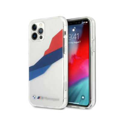 BMW Hülle Motorsport Tricolore Transparent – iPhone 12 Pro Max