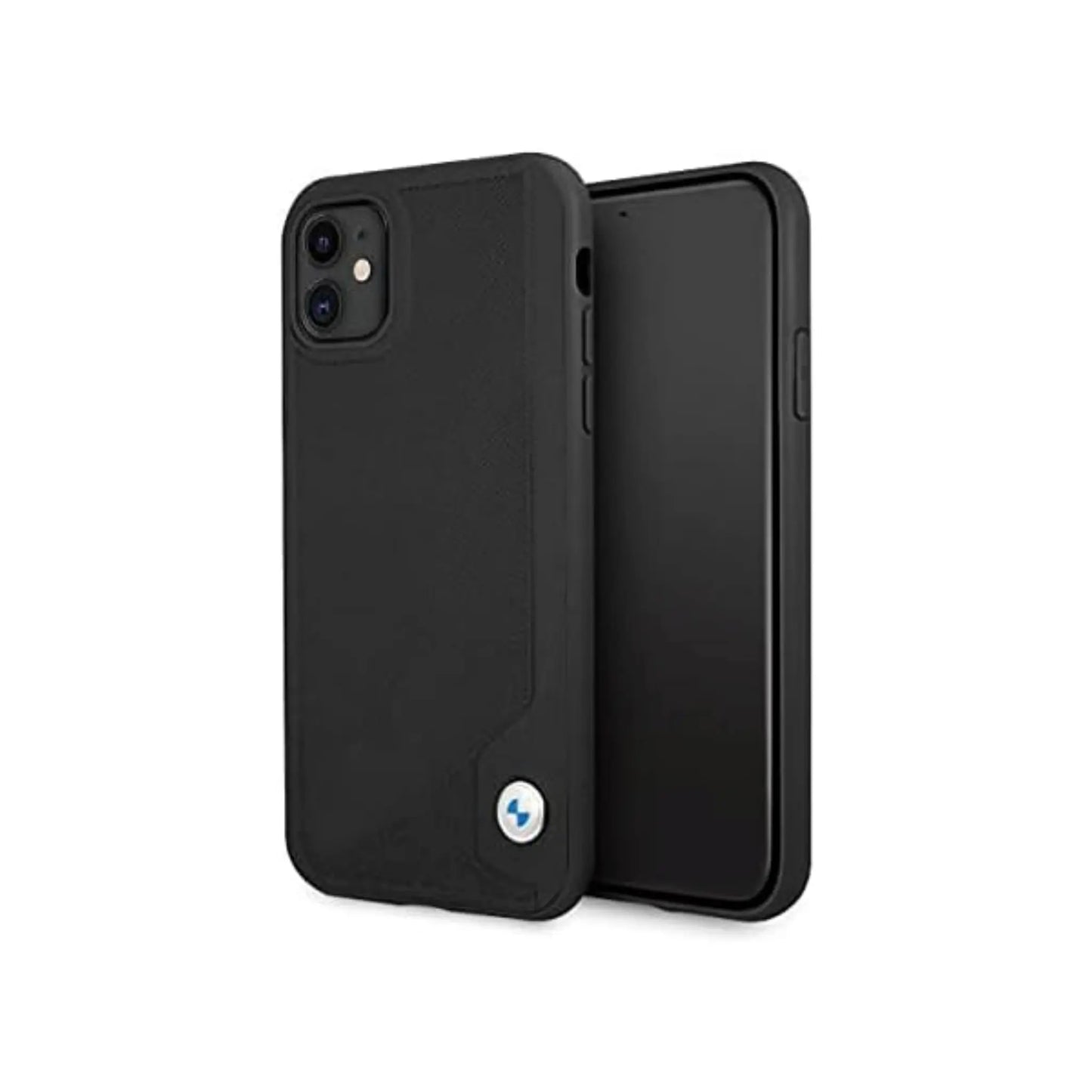 BMW iPhone 11 / XR Hülle BMHCN61RCDPK, Schwarz – Leather Deboss Hardcase