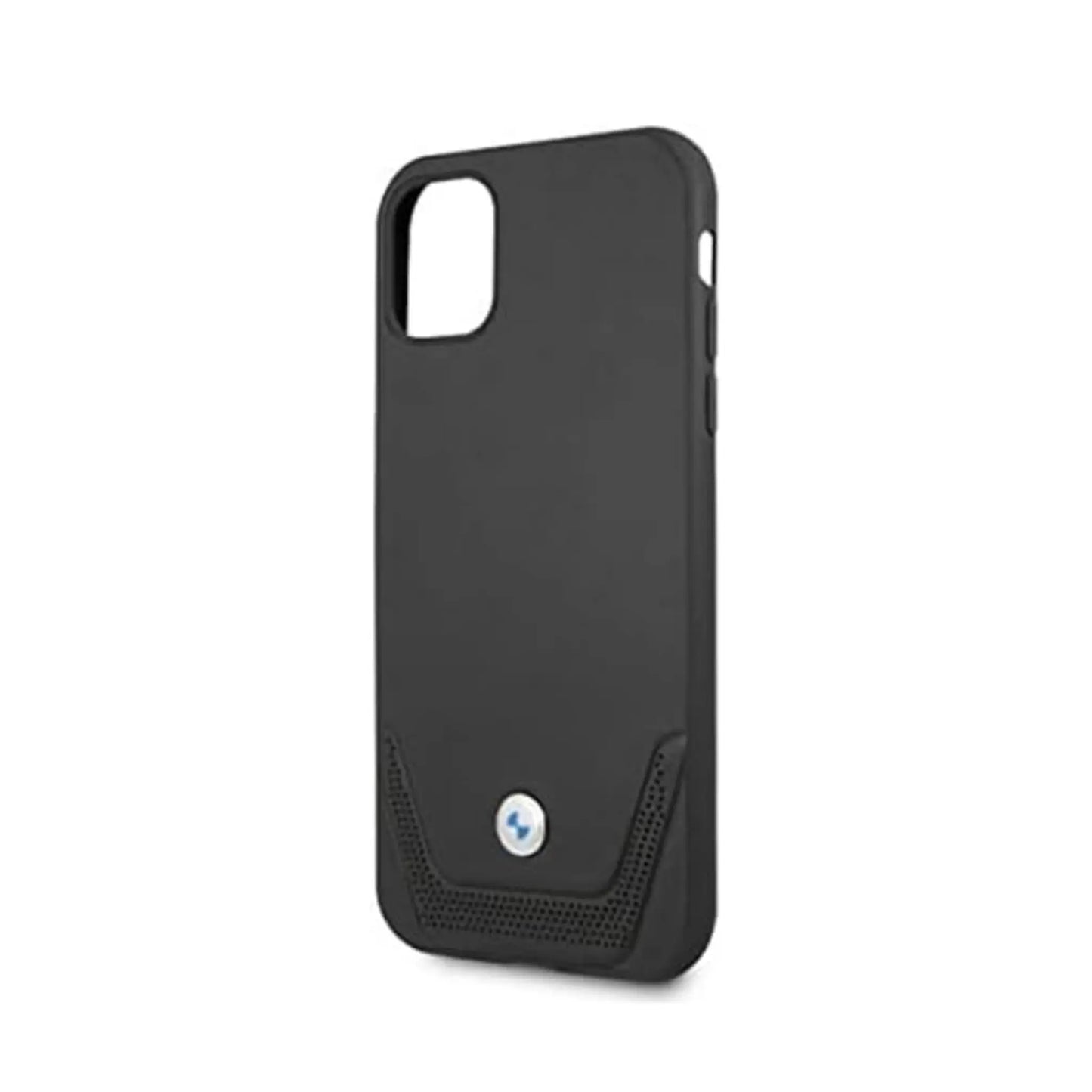 BMW iPhone 11 / XR Hülle, Schwarz – Leder Perforate