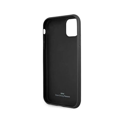 BMW iPhone 11 / XR Hülle, Schwarz – Leder Perforate
