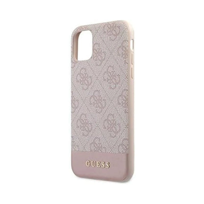Guess 4G Bottom Stripe Case, Pink – iPhone 11