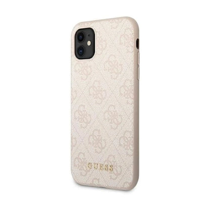 Guess Hülle 4G Metal Logo Gold Pink – iPhone 11