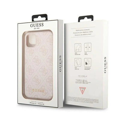 Guess Hülle 4G Metal Logo Gold Pink – iPhone 11
