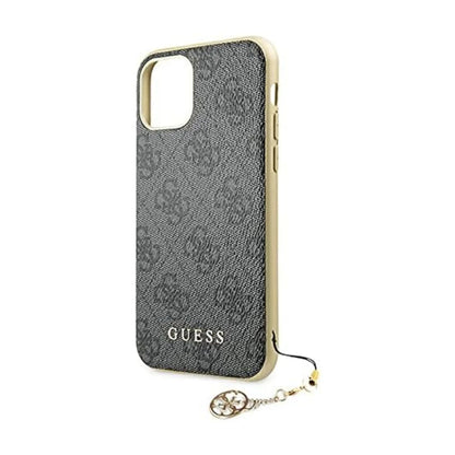Guess Hülle GUHCN61GF4GGR 4G Charms Collection Grau – iPhone 11