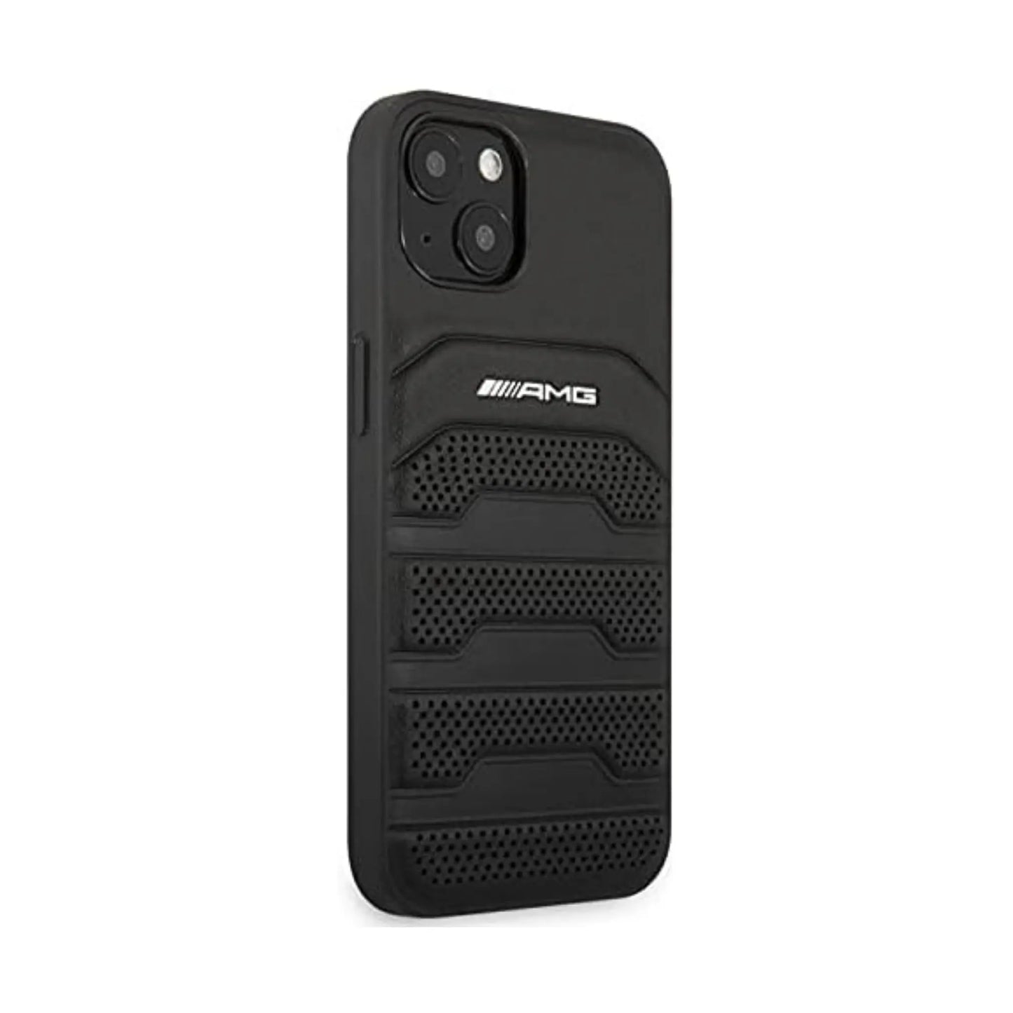 AMG iPhone 13 Pro Max Hülle, Schwarz – Leder Case