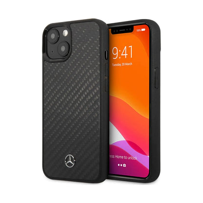 Mercedes Hülle MEHCP13MRCABK Carbon Dynamic Line Schwarz – iPhone 13/14/15