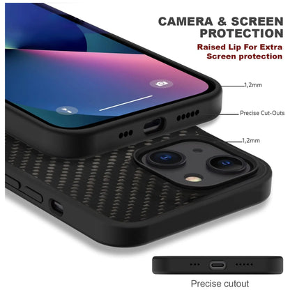 Mercedes Hülle MEHCP13MRCABK Carbon Dynamic Line Schwarz – iPhone 13/14/15