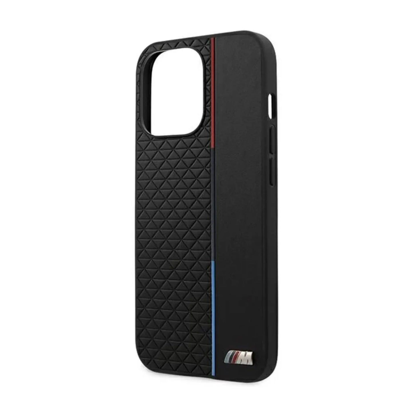 BMW Hülle BMHCP13XTRTBK M Collection Triangles Schwarz – iPhone 13 Pro Max