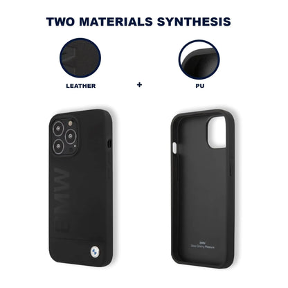 BMW iPhone 13 Pro Max Hülle, Schwarz – Signature Logo Aufdruck
