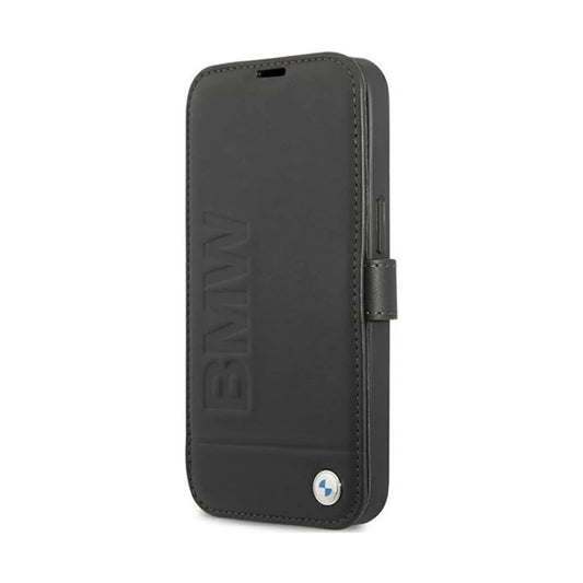 BMW iPhone 13 Pro Hülle, Schwarz – Signature Book Case Wallet