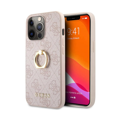 Guess Hülle 4G Ring Case Pink - iPhone 13 Pro Max