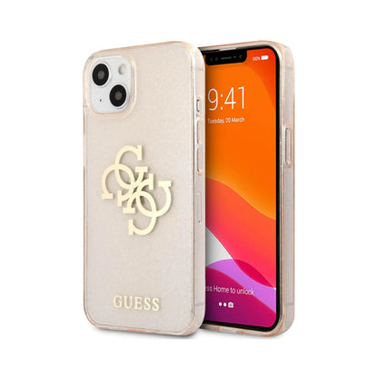 Guess Glitter 4G Big Logo Case, Gold – iPhone 13 mini