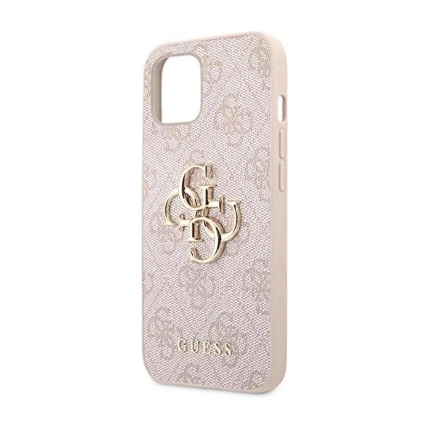 Guess Hülle GUHCP13M4GMGPI Big Metal Logo Rosa – iPhone 13