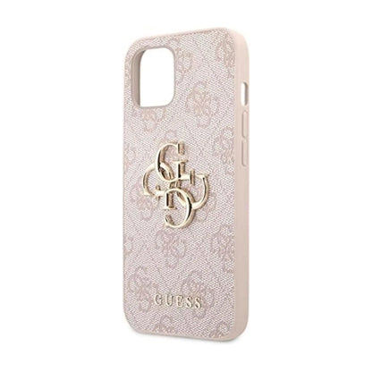 Guess Hülle GUHCP13M4GMGPI Big Metal Logo Rosa – iPhone 13