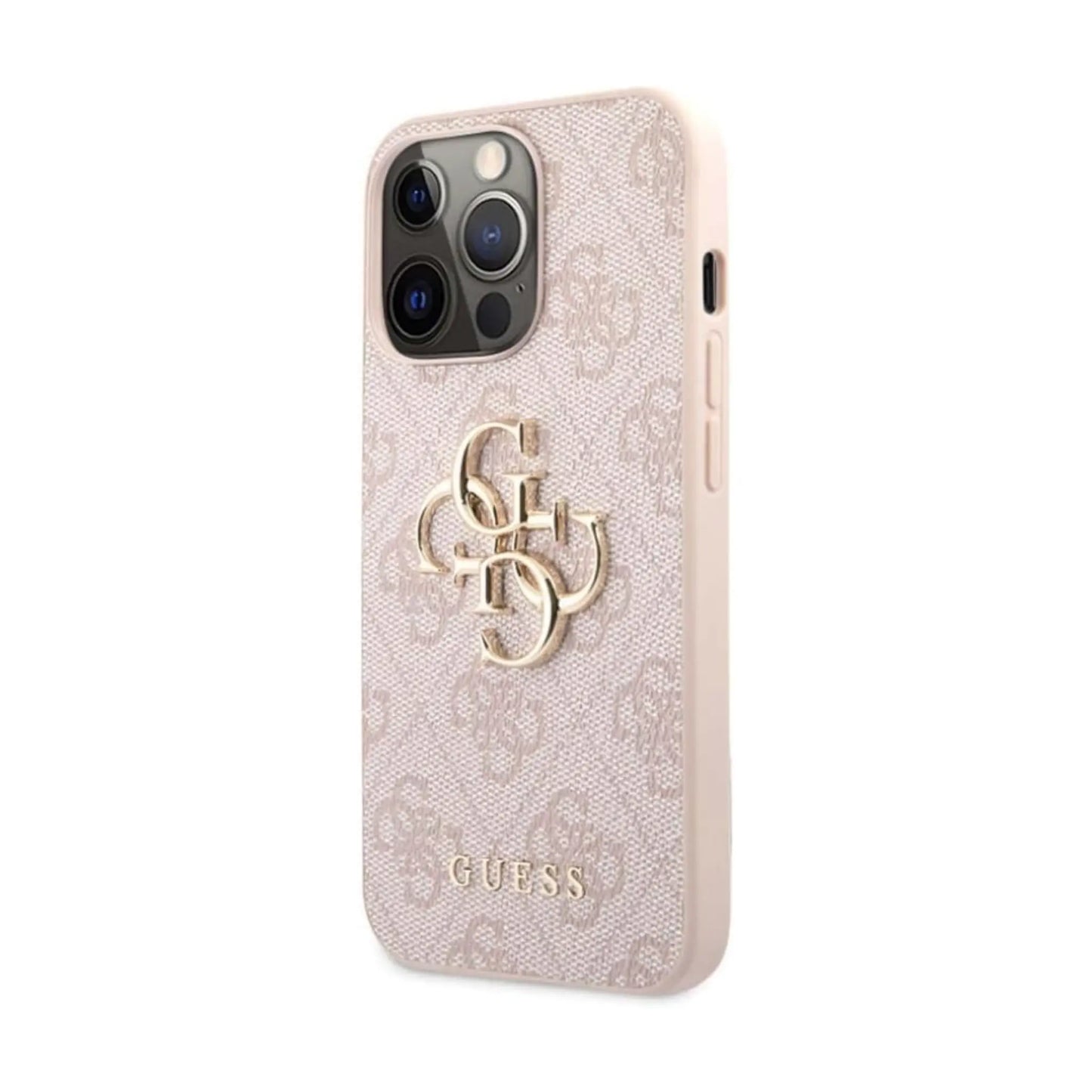 Guess Hülle GUHCP13X4GMGPI 4G Big Metal Logo Rosa – iPhone 13 Pro Max