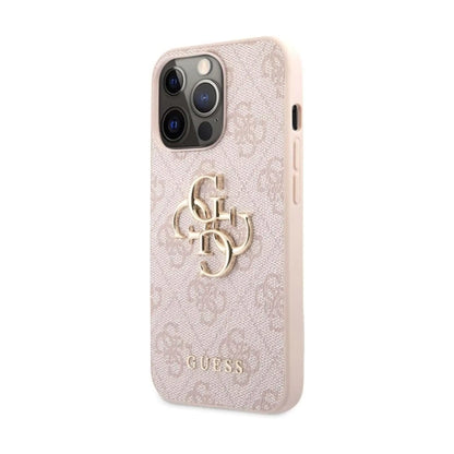 Guess Hülle GUHCP13X4GMGPI 4G Big Metal Logo Rosa – iPhone 13 Pro Max
