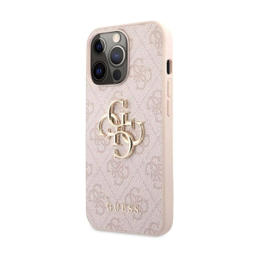 Guess Hülle GUHCP13X4GMGPI 4G Big Metal Logo Rosa – iPhone 13 Pro Max