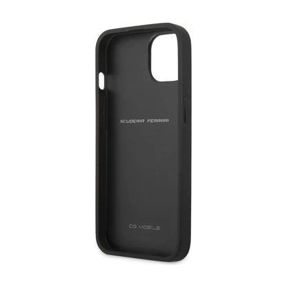 Ferrari Hülle Hardcase Carbon Rot – iPhone 13/14