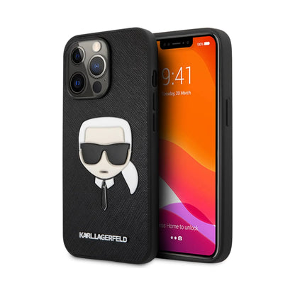 Karl Lagerfeld Hülle Hardcase Karl's Head Schwarz – iPhone 13 Pro