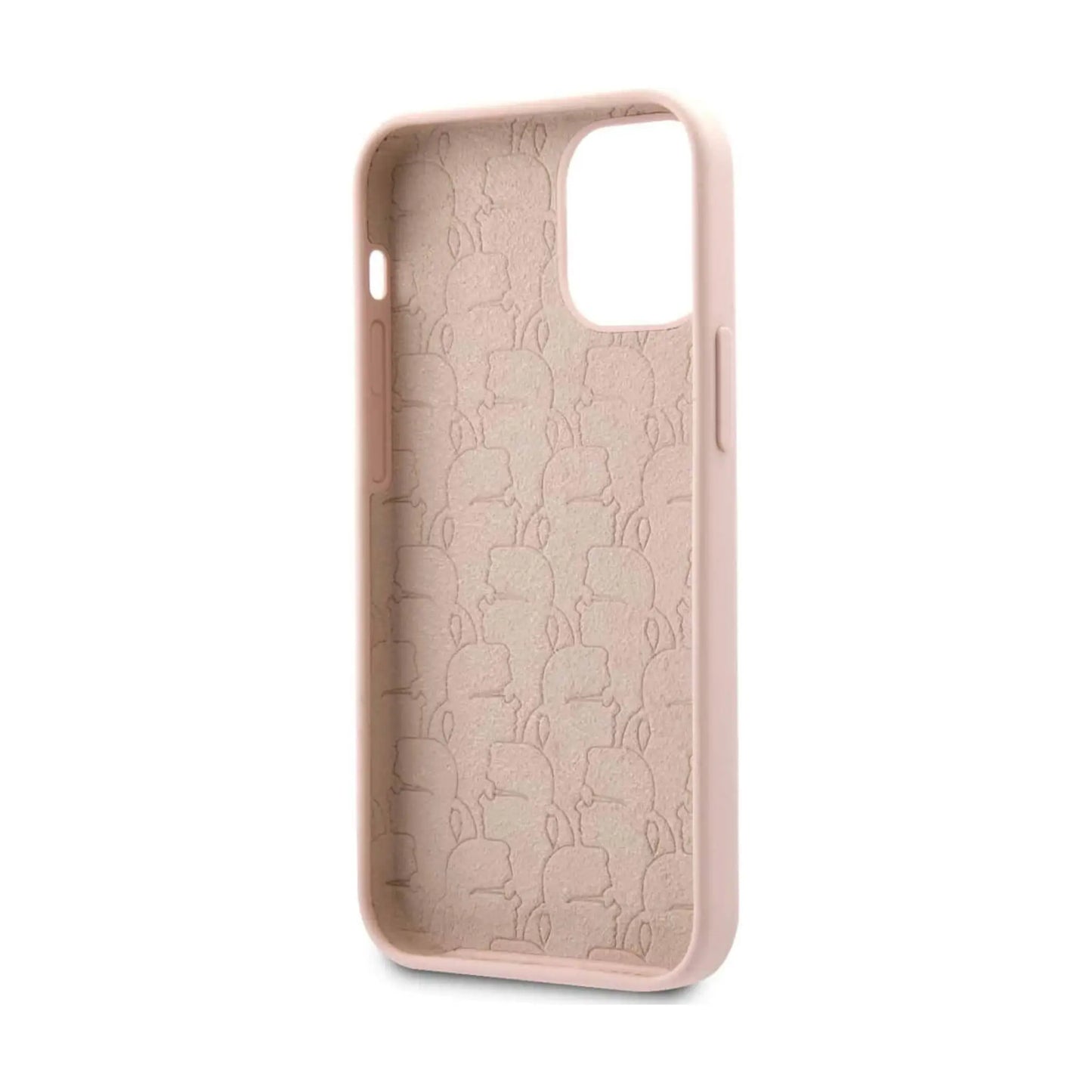 Karl Lagerfeld Silikon Ikonik Karlskopf Case, Pink - iPhone 13 Pro Max